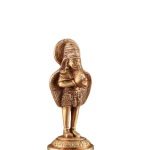 Brass Standing Garuda Idol 6 Inch Anjali Mudra - Divine Energy Spiritual Protection | Jaipurio